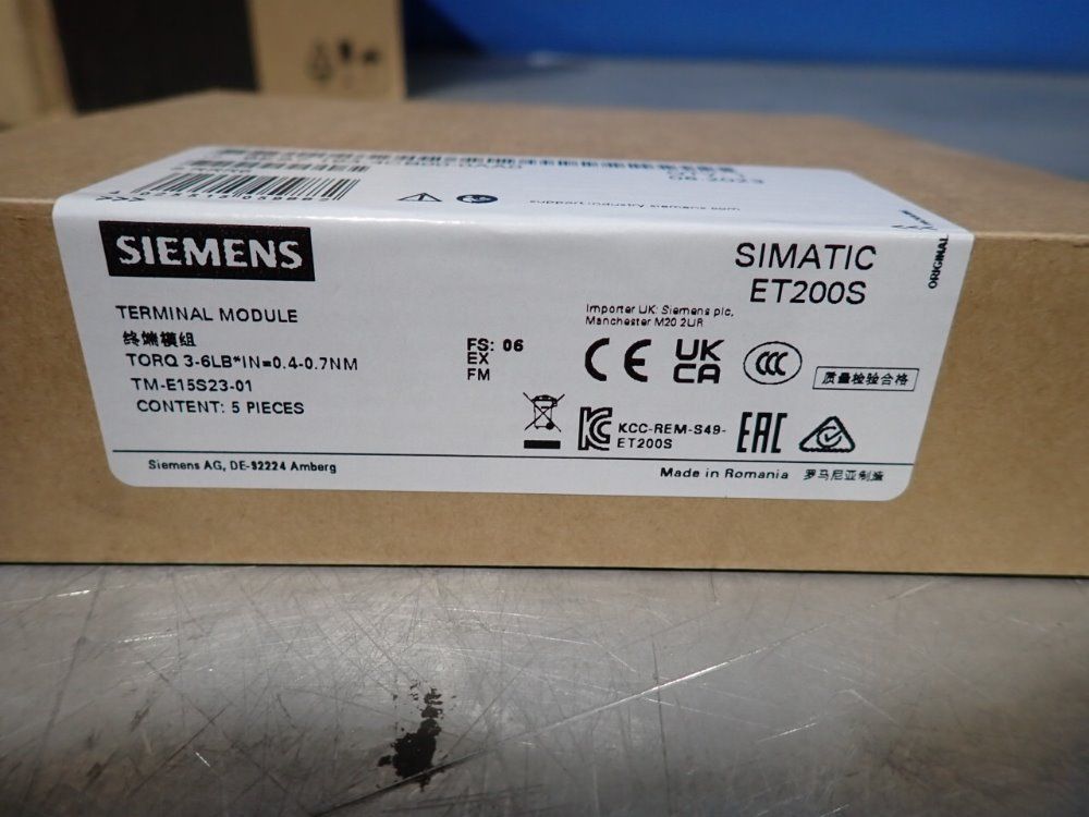 Siemens Lot Of 12 Terminal Modules - 6es7193-4cb00-0aa0