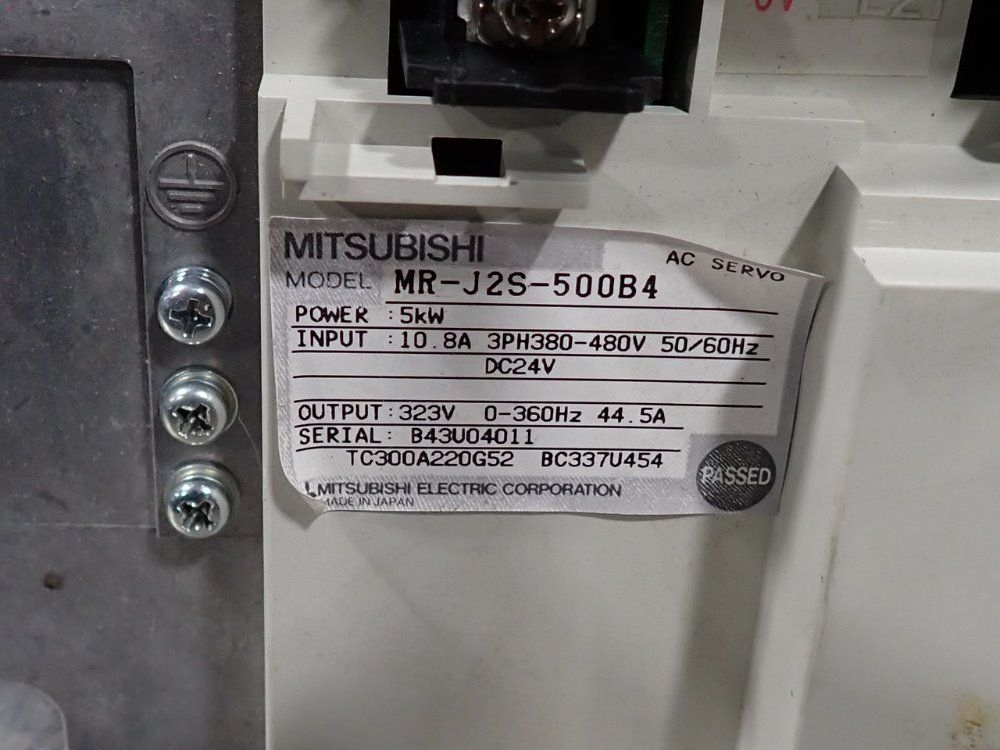 Mitsubishi Ac Servo Drive - Mr-j2s-500b4