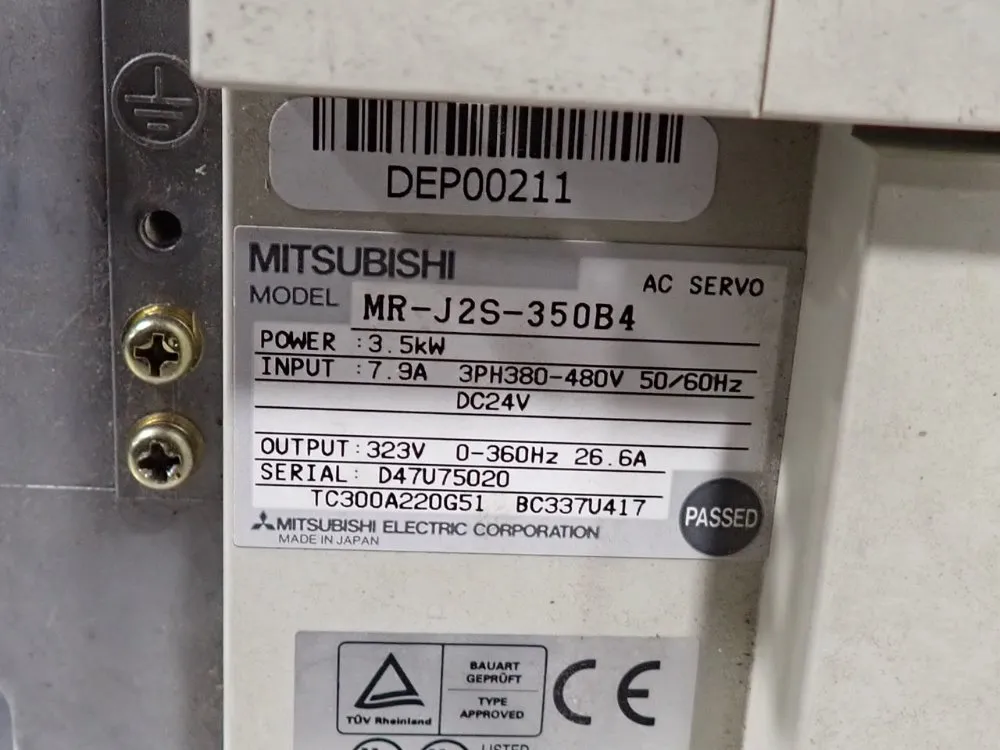 Mitsubishi Ac Servo Drive - Mr-j2s-350b4