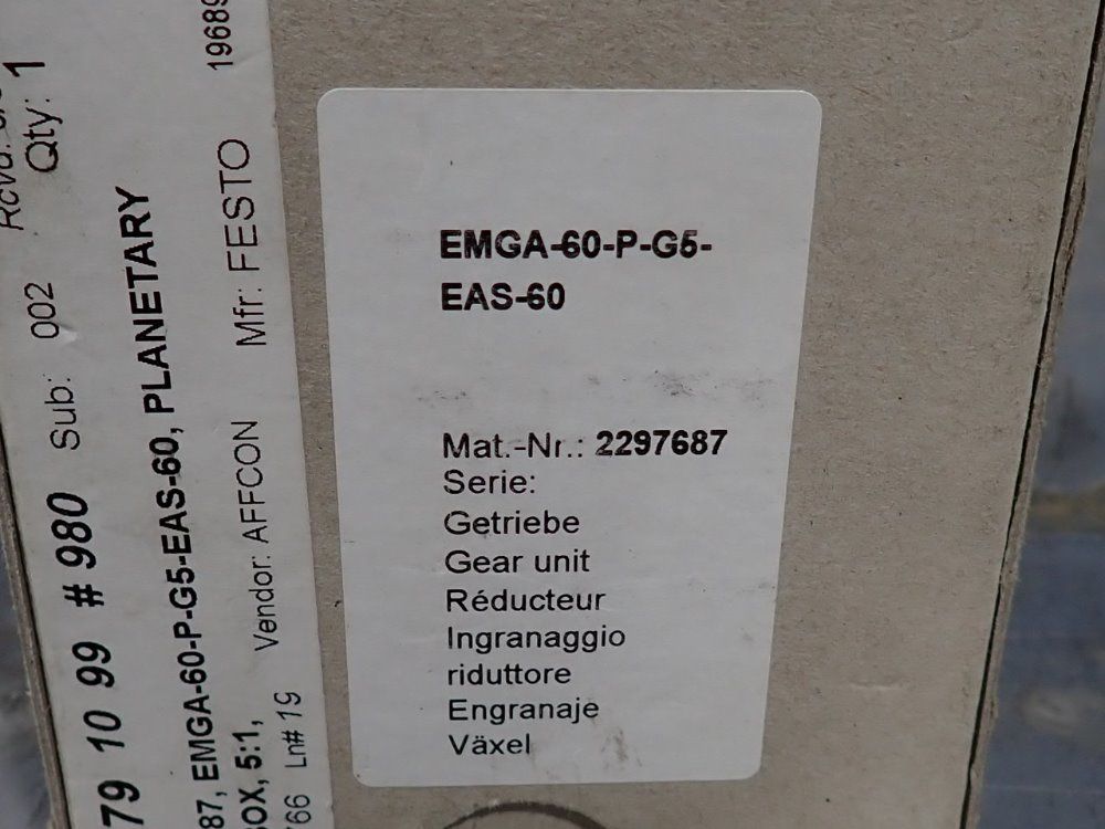 Neugart Gear Box - Emga-60-p-g5-eas-60