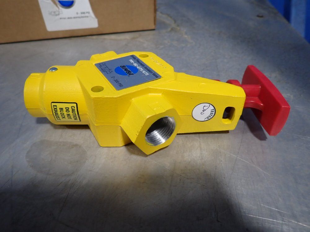 Bimba Pneumatic Isolation Valve - Piv-60-075/075