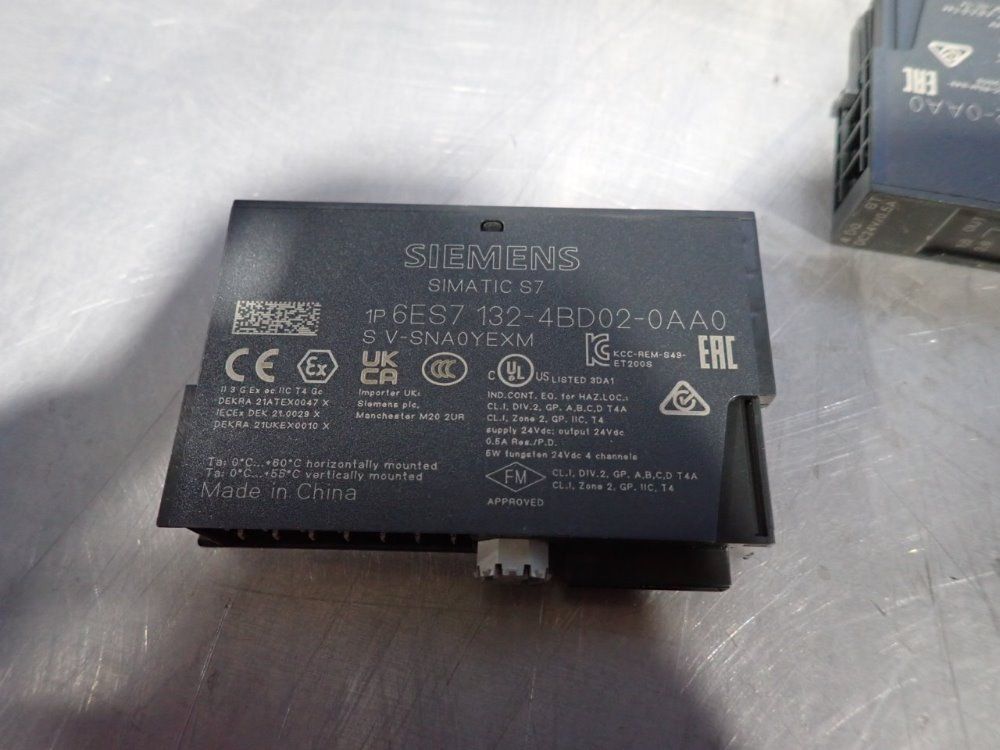 Siemens Lot Of 4 Digital Input Module - 6es7132-4bd02-0aa0