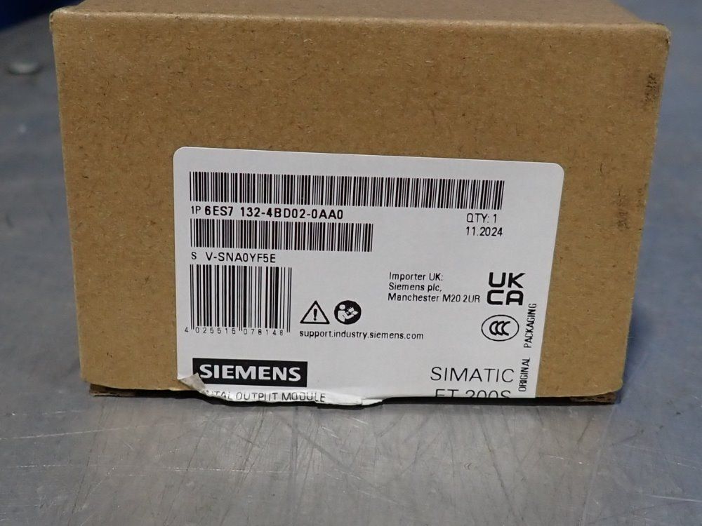 Siemens Lot Of 4 Digital Input Module - 6es7132-4bd02-0aa0