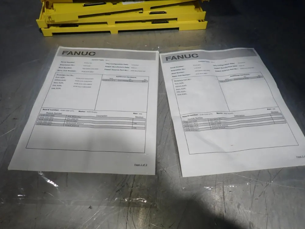 Fanuc Corporation Lot Of 5 Plc Racks - A03b-0819-c004