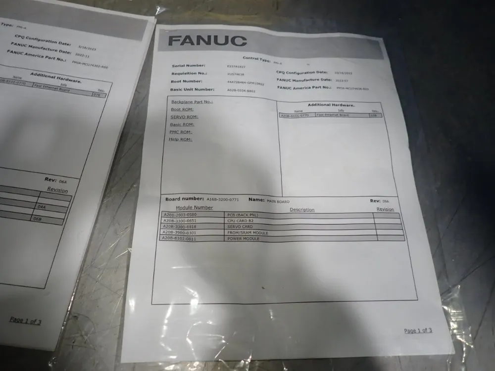 Fanuc Corporation Lot Of 5 Plc Racks - A03b-0819-c004