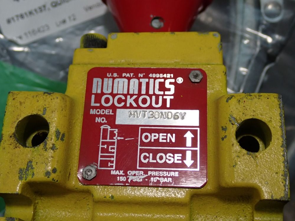Numatics Manual Lockout Valve, Ball Valve, Switch Brackets