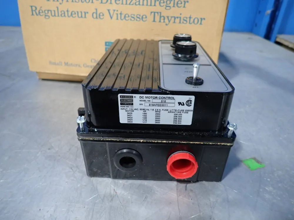 Bodine Electric Company Adjustable Speed / Torque Control - 818