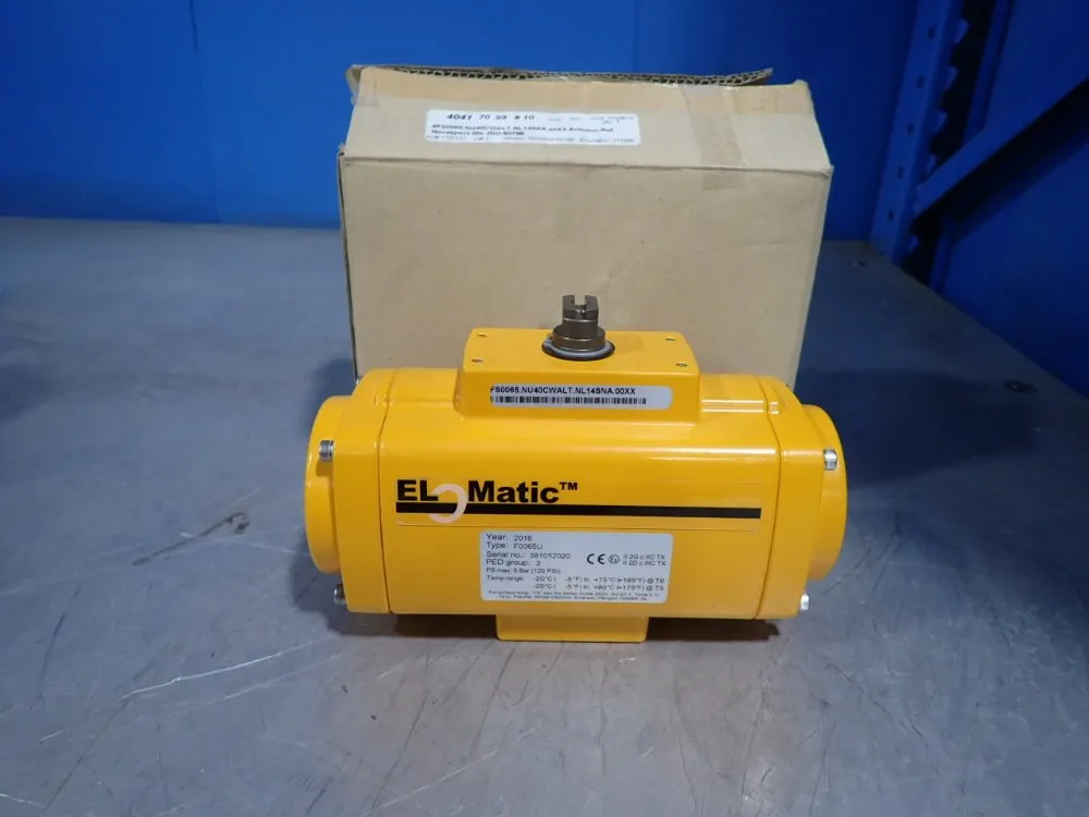 El-o-matic Pneumatic Valve Actuator - F0065u