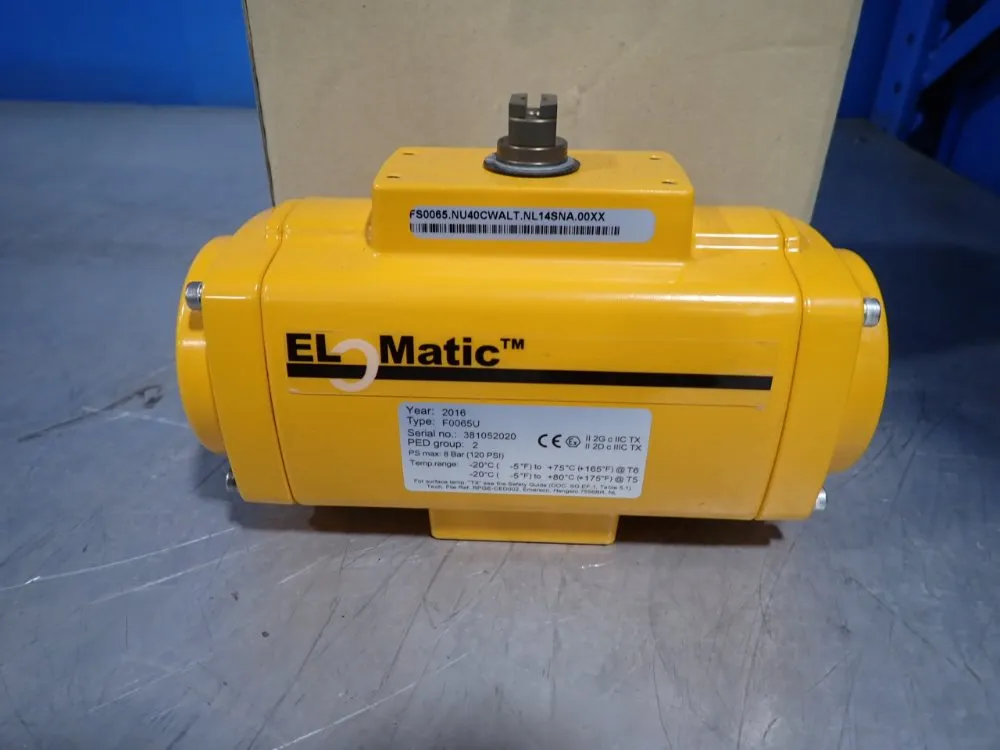 El-o-matic Pneumatic Valve Actuator - F0065u