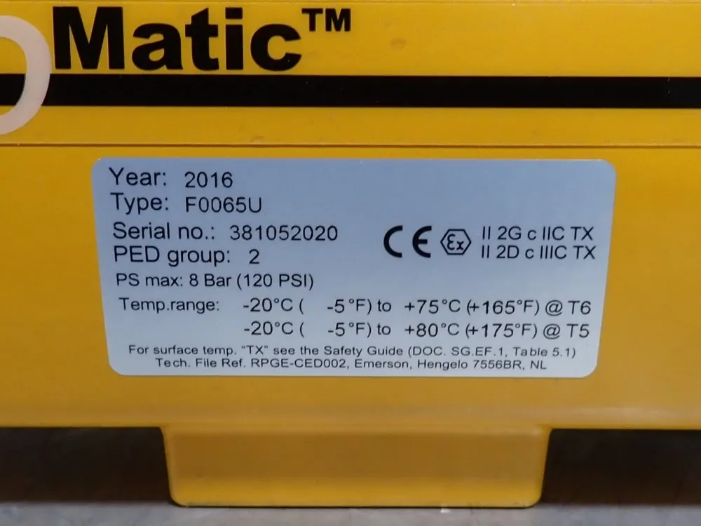 El-o-matic Pneumatic Valve Actuator - F0065u