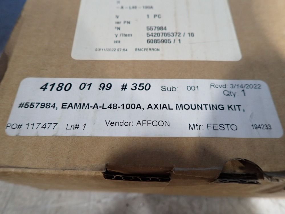 Festo Axial Mounting Kit - Eamm-a-l48-100a