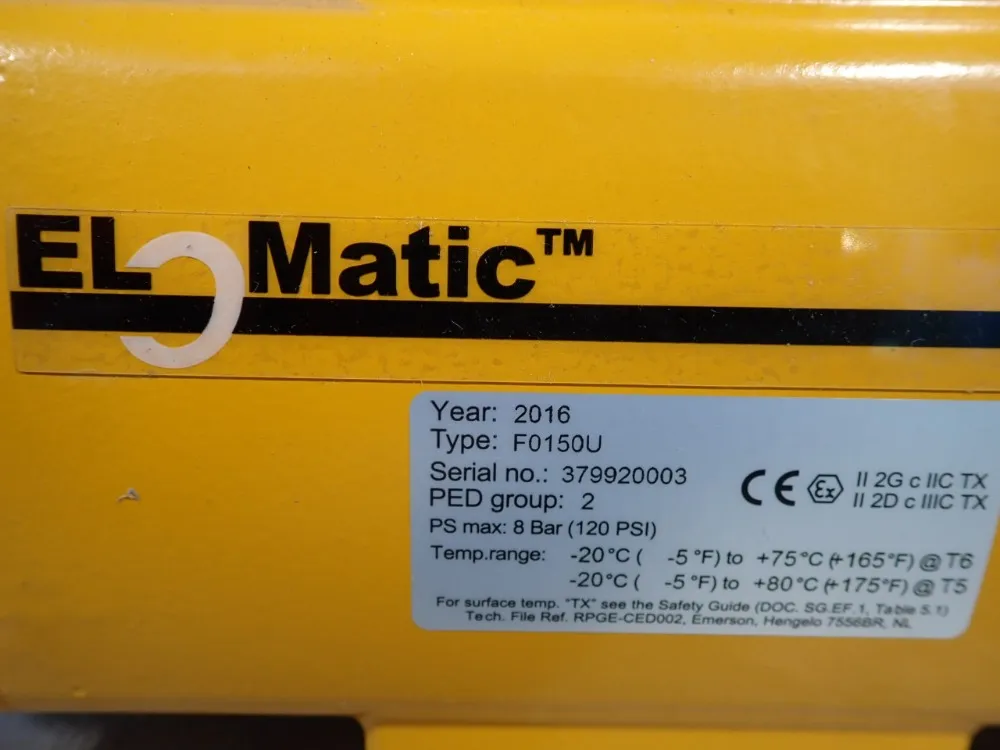El-o-matic Pneumatic Actuator - F0150u