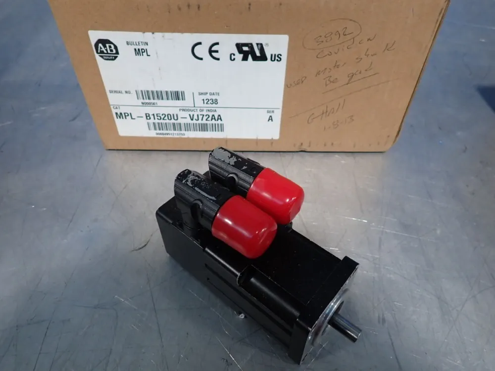 Allen Bradley Low Inertia Servo Motor - Mpl-b1520u-vj72aa