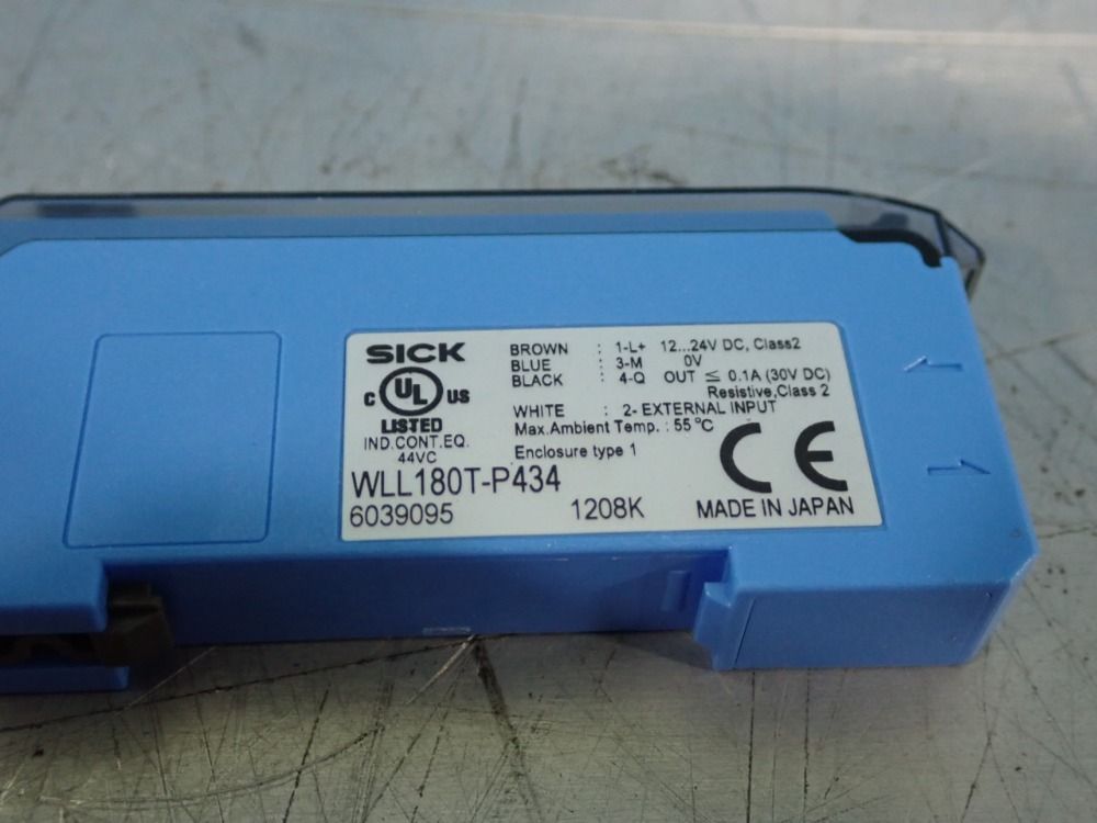 Sick Fiber Optic Sensor - Wll180t-p434