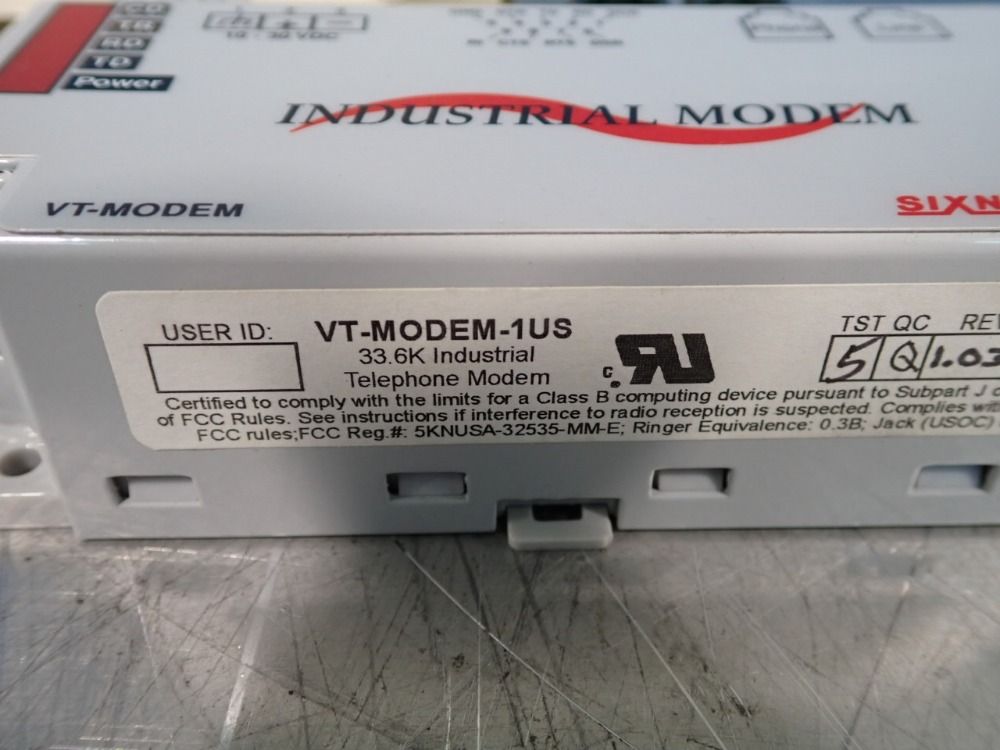 Red Lion Controls Sixnet Industrial Telephone Modem - Vt-modem-1us