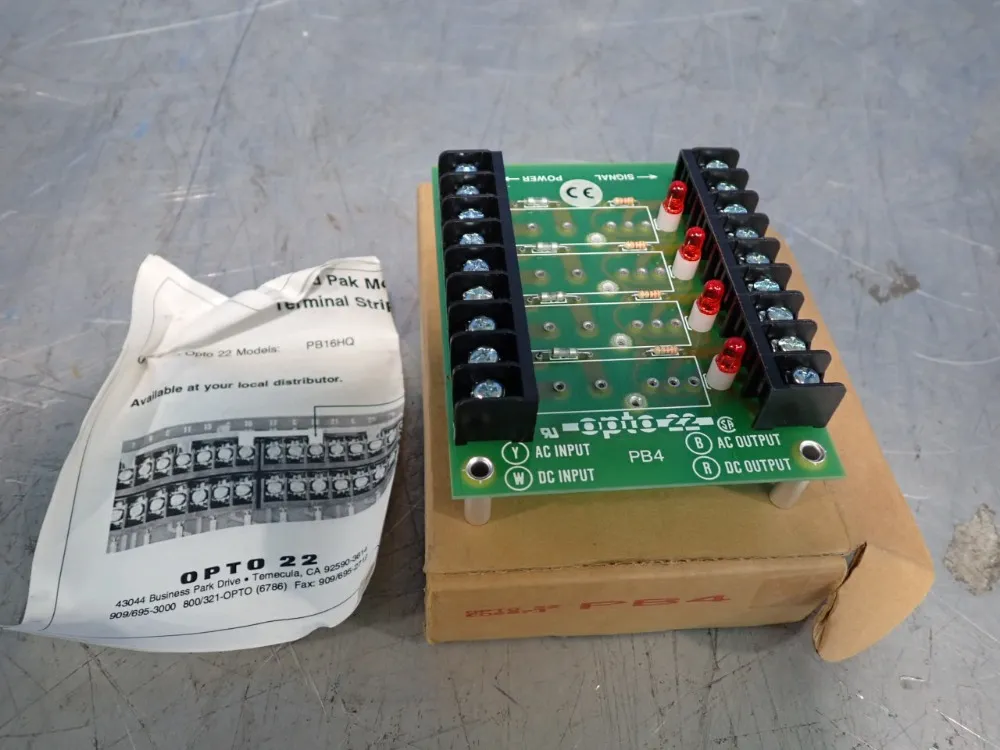 Opto 22 I/o Mounting Rack - Pb4