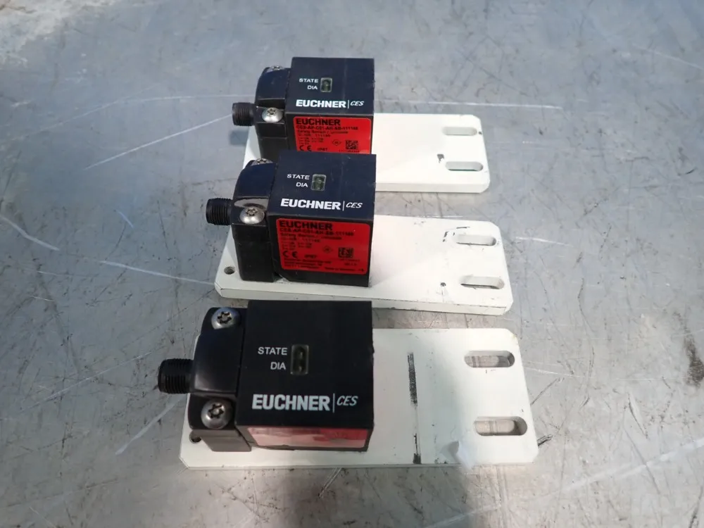 Euchner Lot Of 3 Safety Switch - Ces-ap-c01-ah-sb-111145