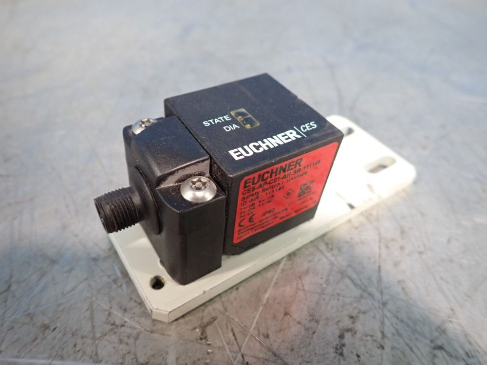 Euchner Lot Of 3 Safety Switch - Ces-ap-c01-ah-sb-111145