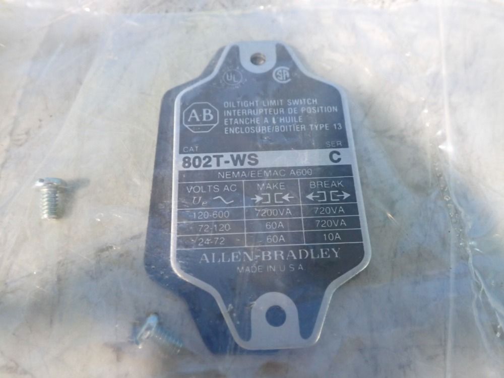 Allen Bradley Limit Switch - 802t-ws