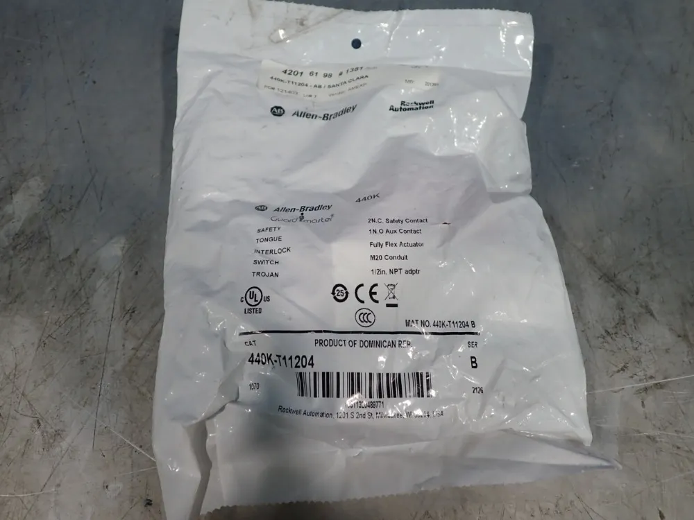 Allen Bradley Safety Interlock Switch - 440k-t11204