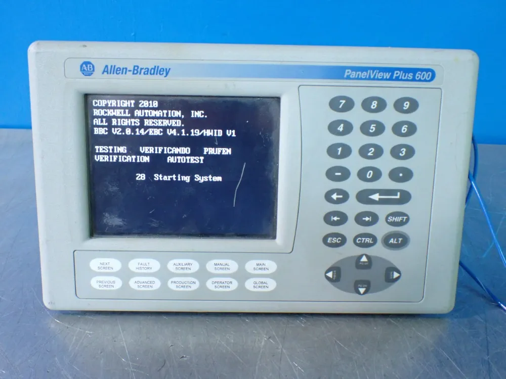 Allen Bradley Operator Interface - 2711p-b6c20d
