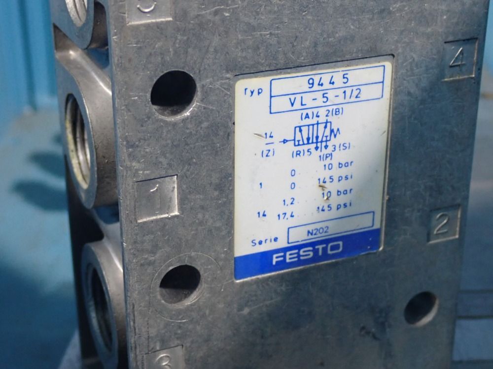 Festo, Ross Manifold, Solenoid Valve
