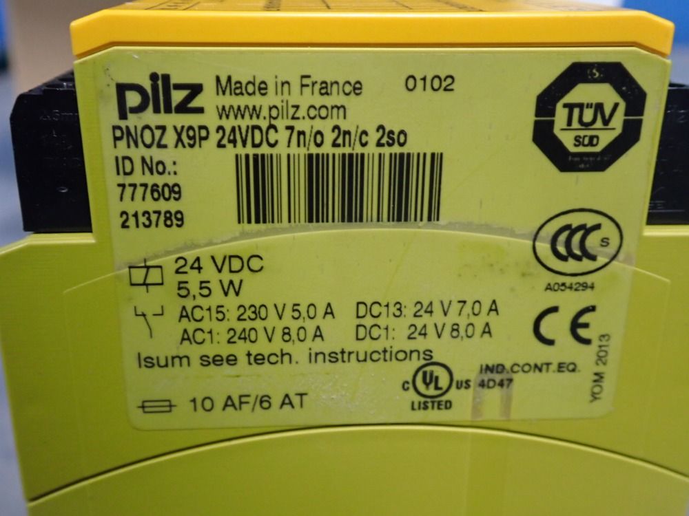 Pilz Lot Of 2 Safety Relay - 777609
