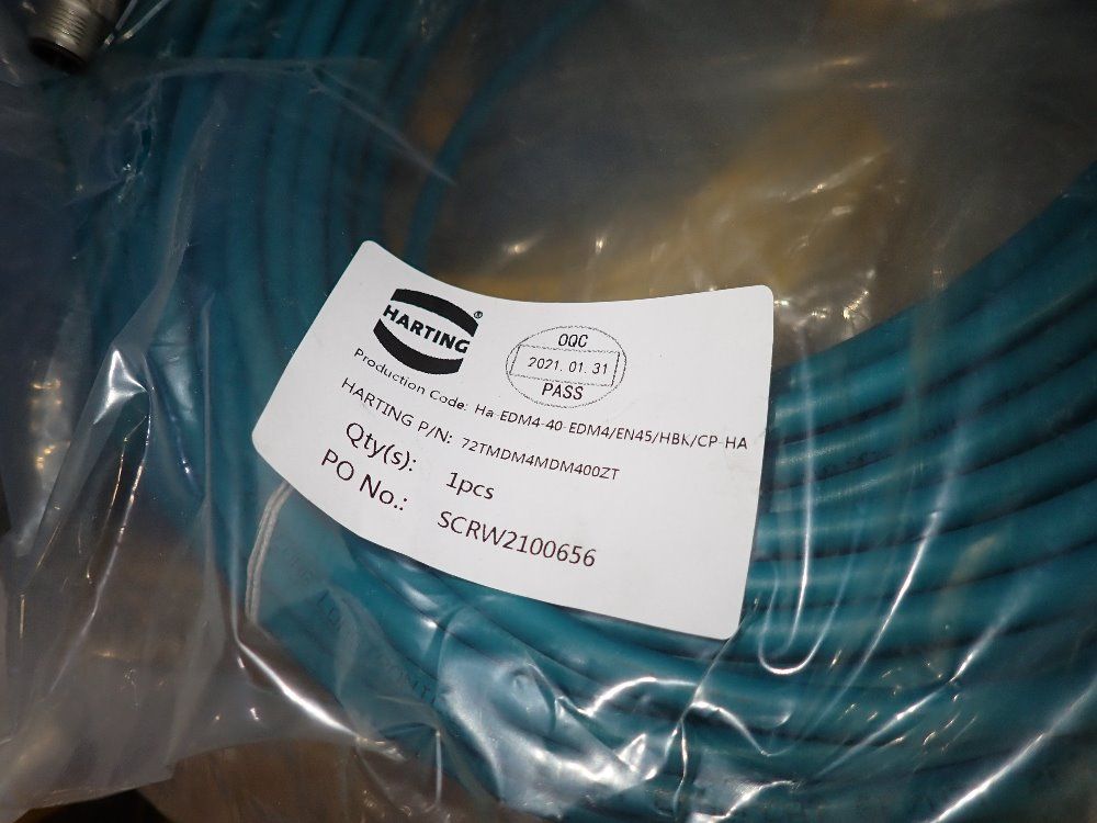 Harting / Turck Lot Of 9 Cables