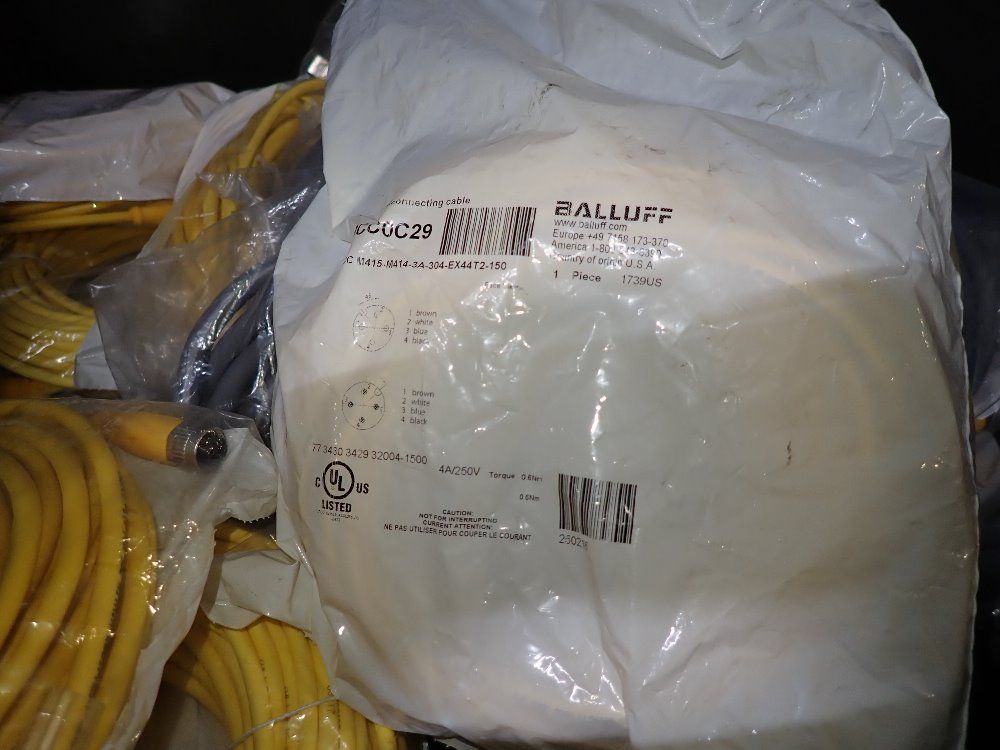 Turck / Balluff Lot Of 16 Cables