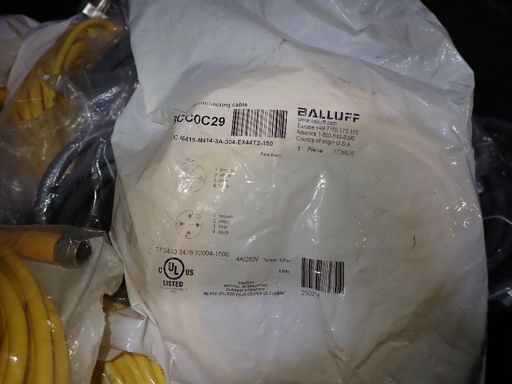 Turck / Balluff Lot Of 16 Cables