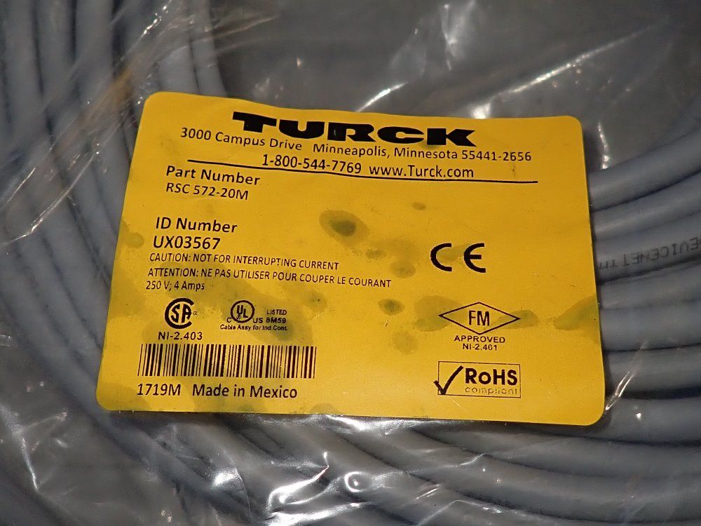 Turck Lot Of 30 Cables