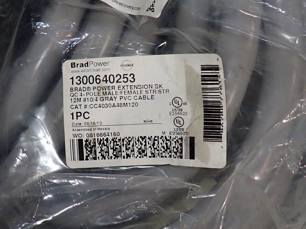 Brad Power Lot Of 2 Cables - Cc4030a48m120