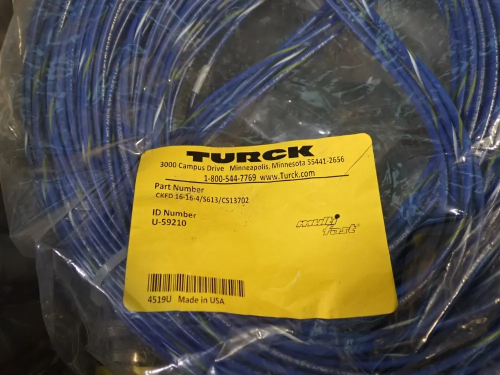 Tpc, Brad, Turck Cordset, Connection Cables