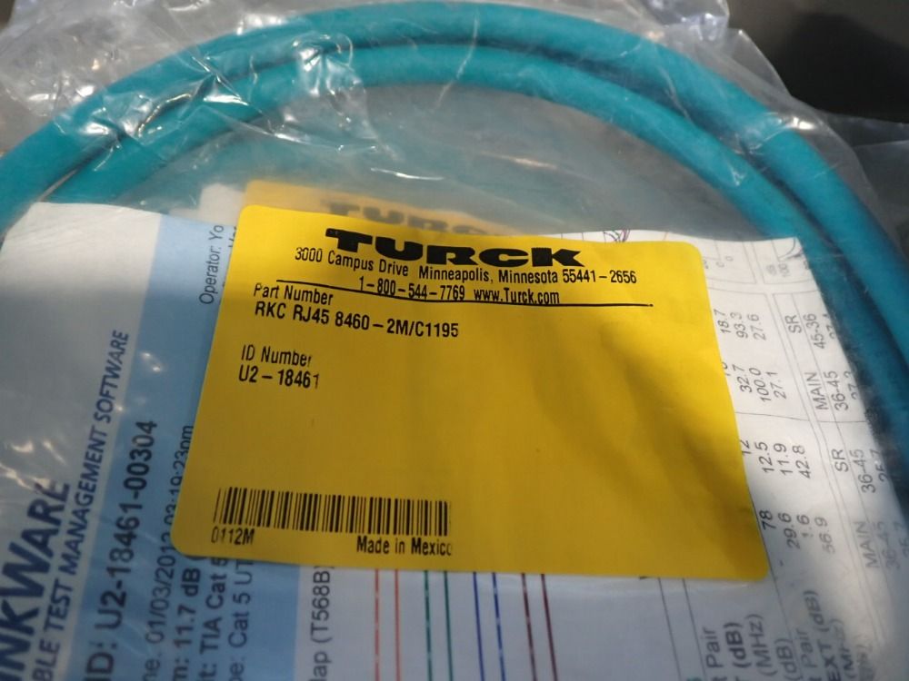 Turck, Brad Flex Cable, Cordset