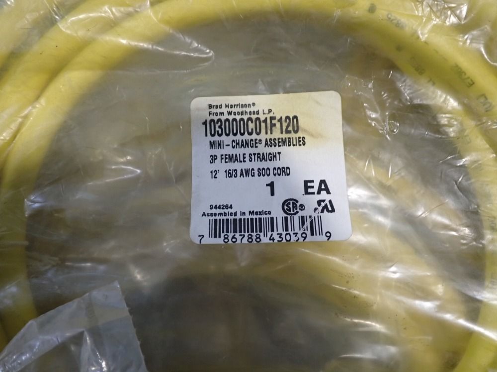 Turck, Brad Flex Cable, Cordset