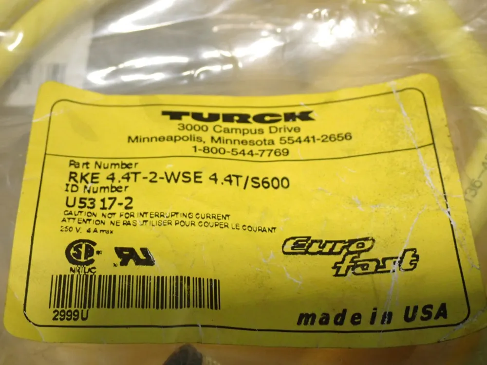 Turck, Brad, Connection Cable