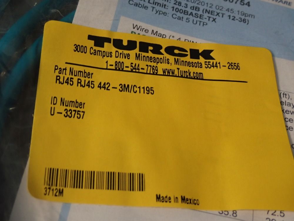 Turck, Brad Connection Cable