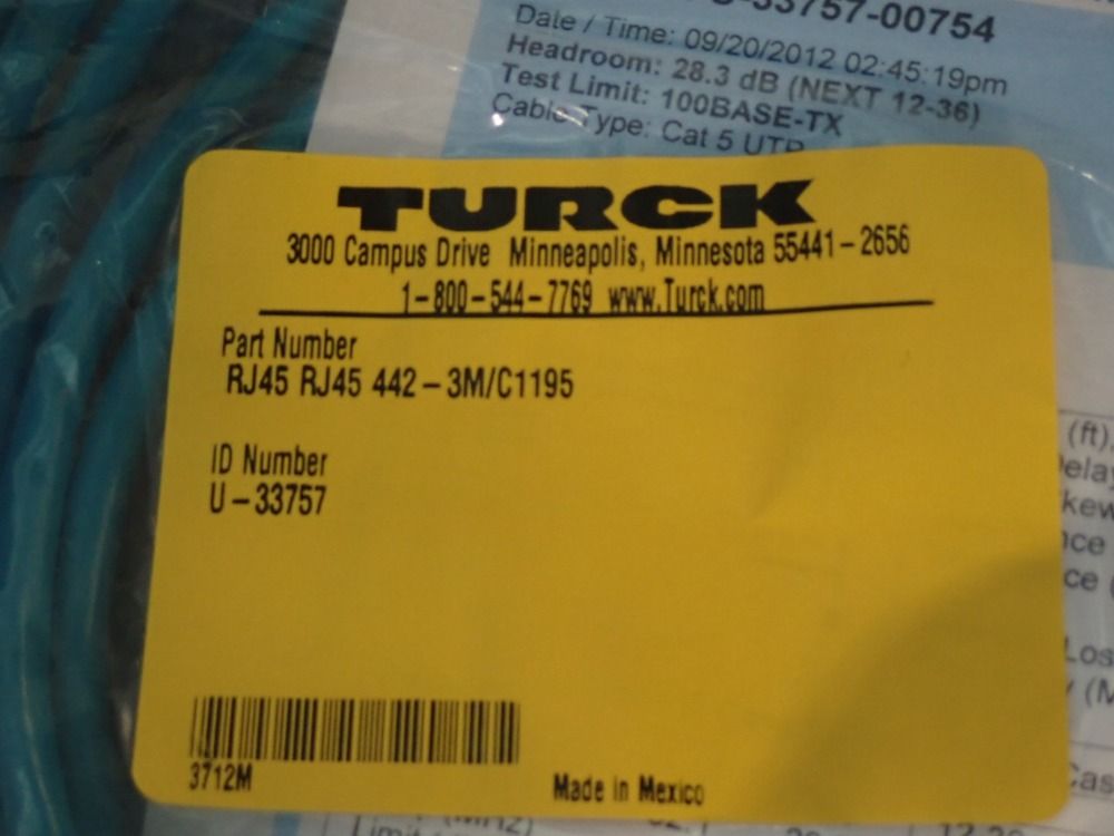 Turck, Brad Connection Cable