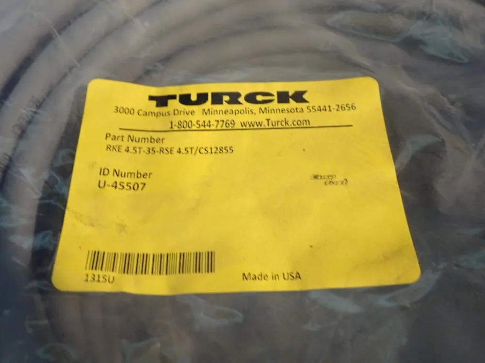 Turck Double-ended Cordset - Rke-4.5t-35-rse-4.5t/cs12855