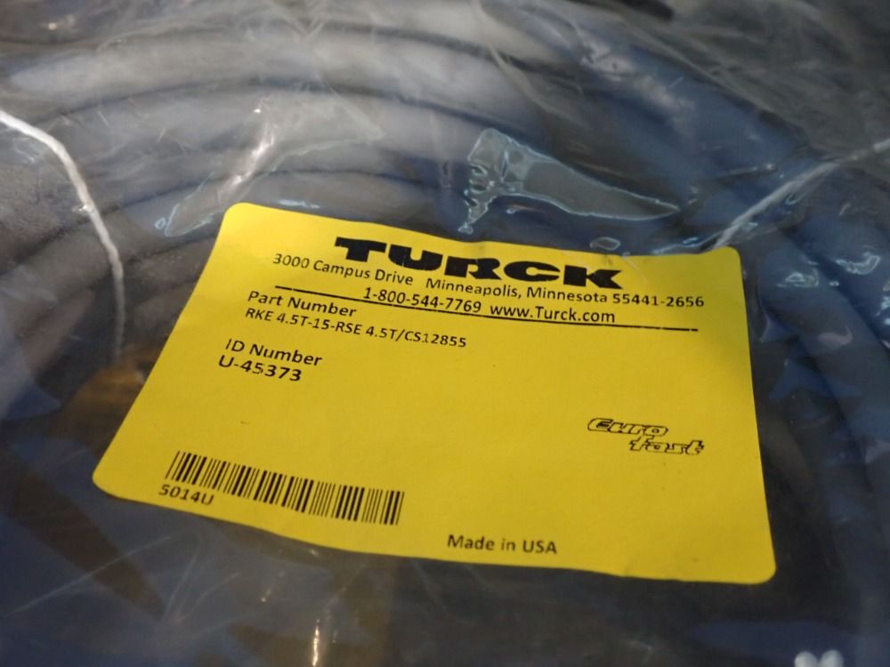 Turck Double-ended Cordset - Rke-4.5t-15-rse-4.5t/cs12855