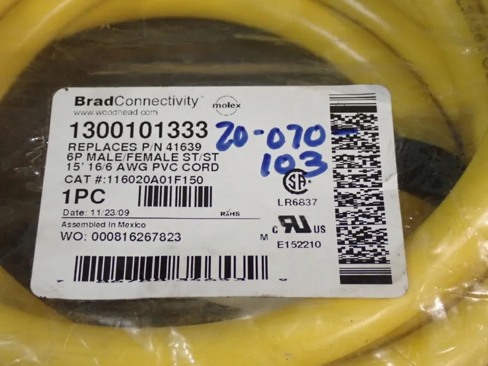 Brad Connectivity Pvc Cable - 1300101333