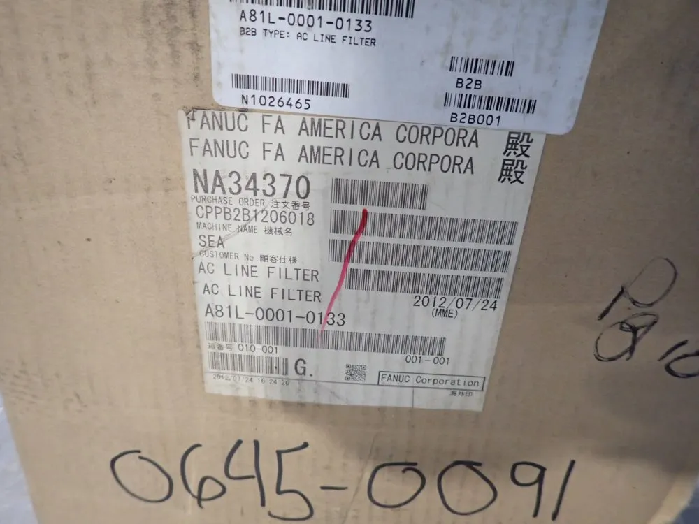 Fanuc Ac Line Filter - A81l-0001-0133