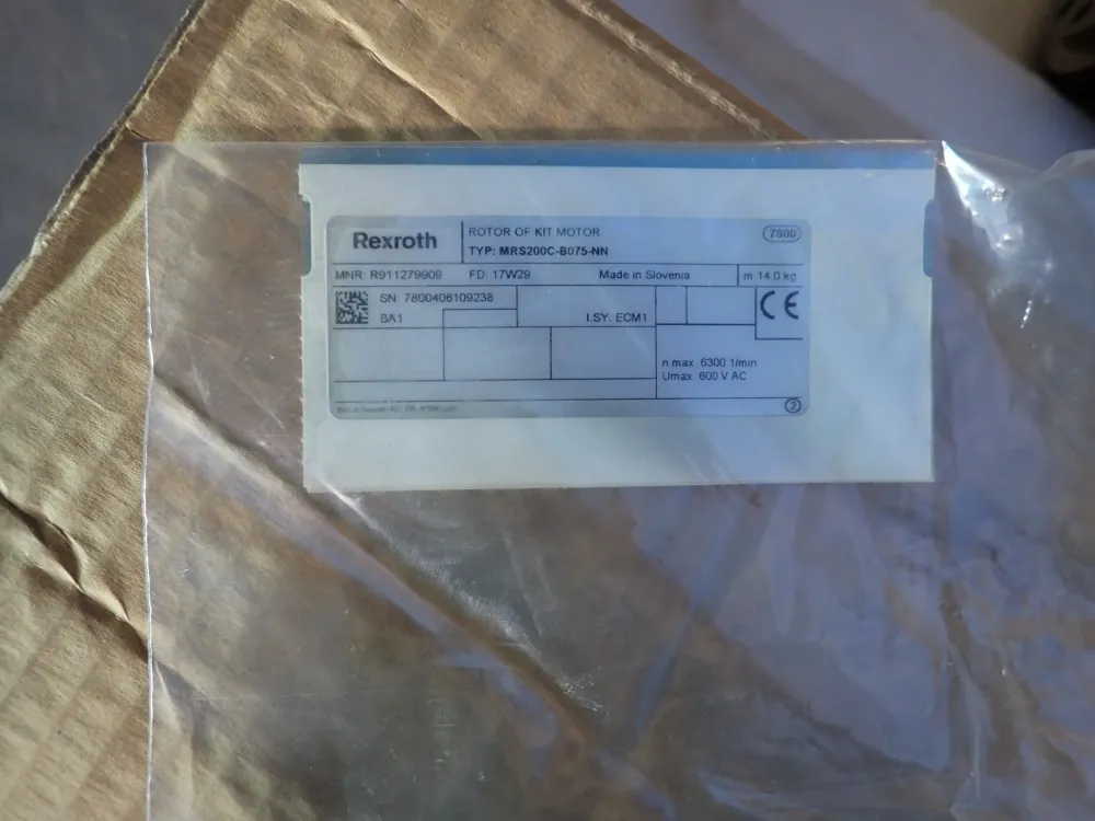 Indramat Spindle Motor Rotor - Mrs200c-b075-nn