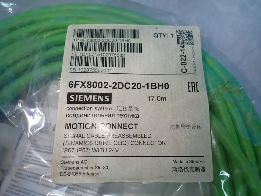 Siemens Signal Cable - 6fx8002-2dc20-1bh0