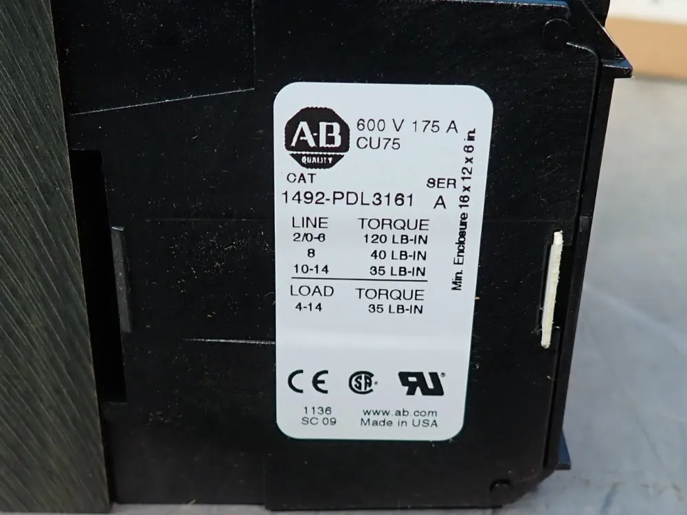 Allen Bradley Lot Of 2 Power Distribution Block - 1492-pdl3161