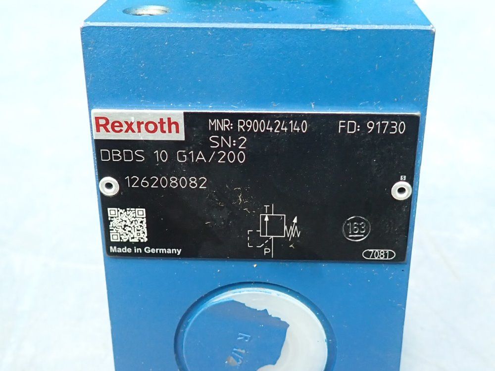 Rexroth Pressure Relief Valve - Dbds 10 G1a/200