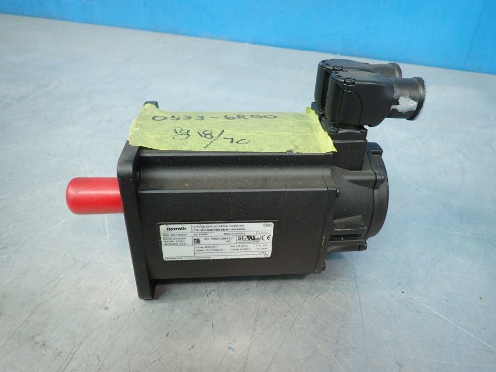 Rexroth Permanent Magnet Motor - Msk060b-0300-nn-m1-up0-nnnn
