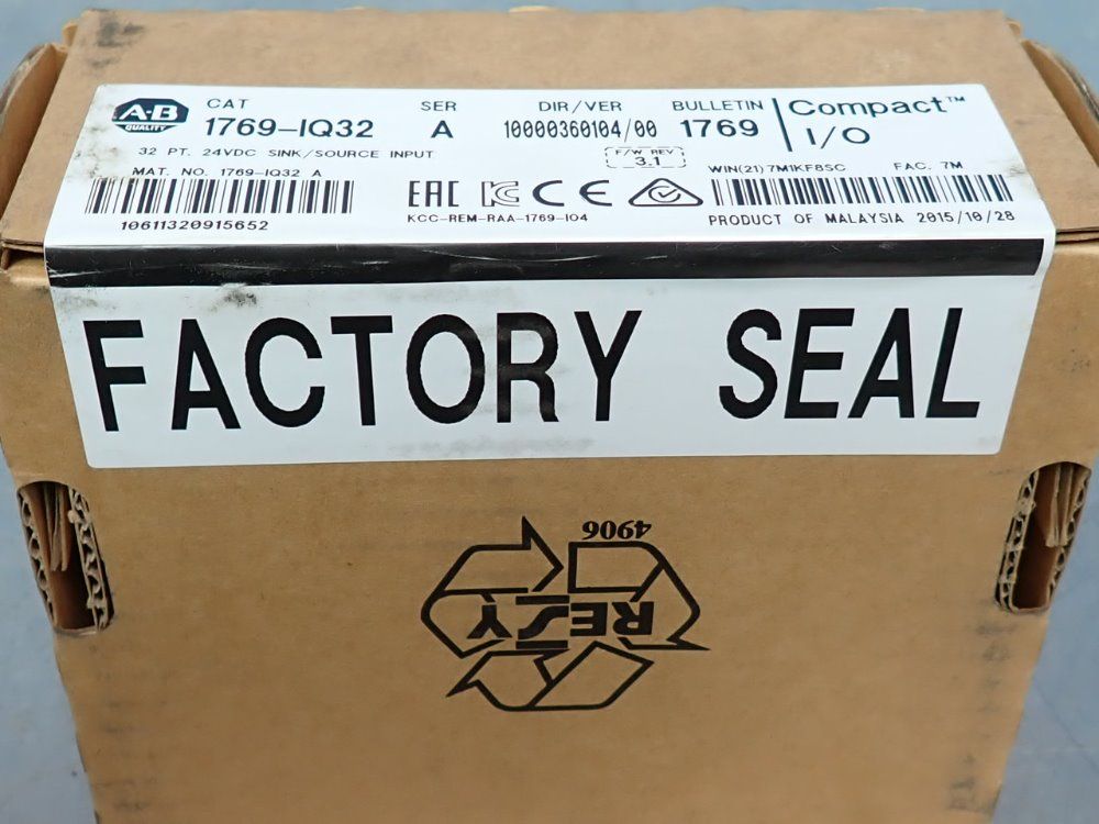 Allen Bradley I/o Module - 1769-iq32