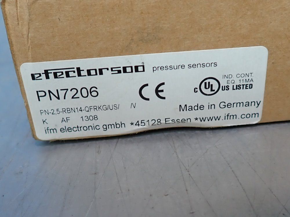 Ifm Pressure Sensor - Pn7206