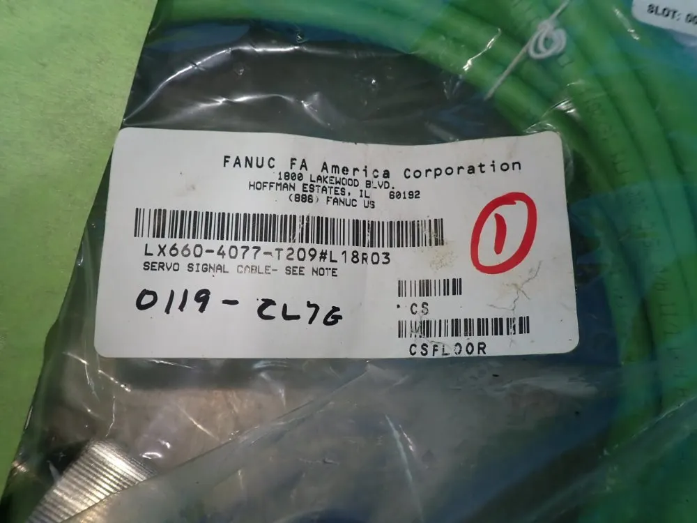 Fanuc Servo Signal Cable - Lx660-4077-t209#l18r03